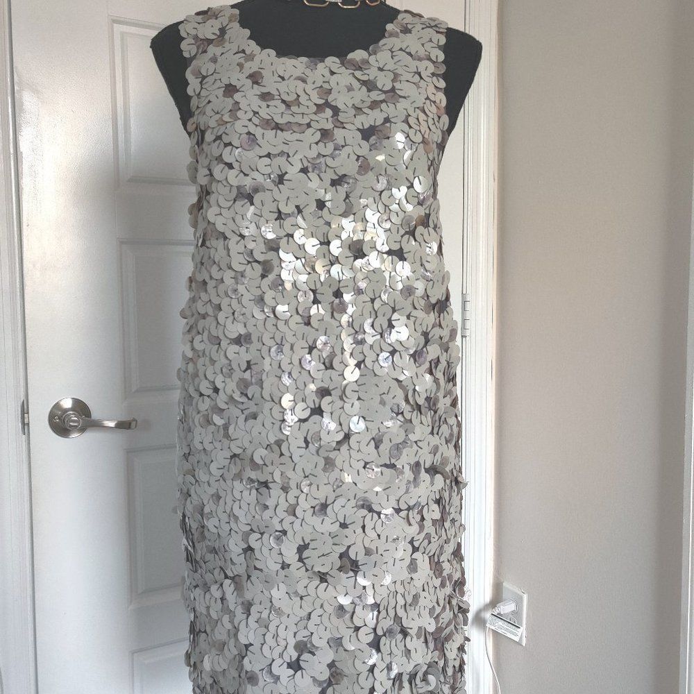 Alice and Olivia Retro sequin mini dress